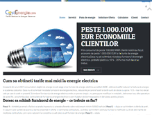 Tablet Screenshot of costenergie.com